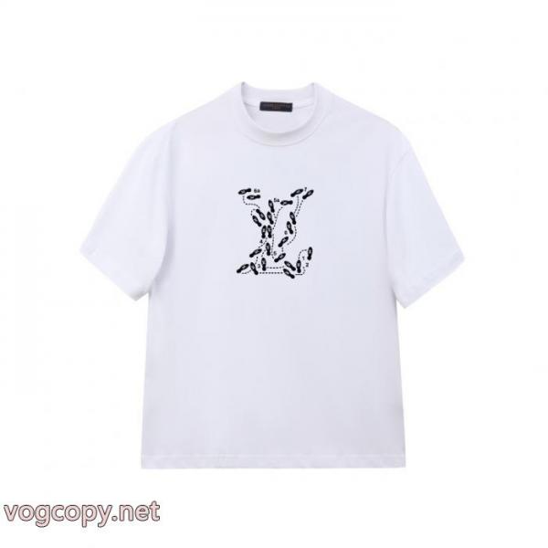 圧倒的な存在感 今っぽさ人気定番品 大容量LOUIS VUITTON半袖Tシャツ偽 ブランド 販売 1