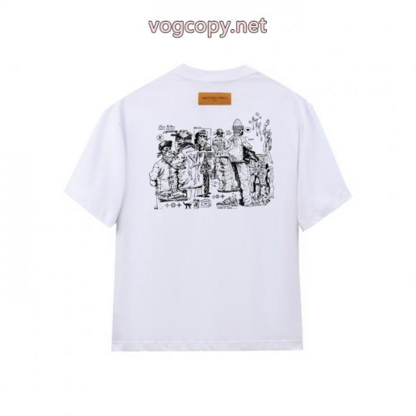 圧倒的な存在感 今っぽさ人気定番品 大容量LOUIS VUITTON半袖Tシャツ偽 ブランド 販売 2