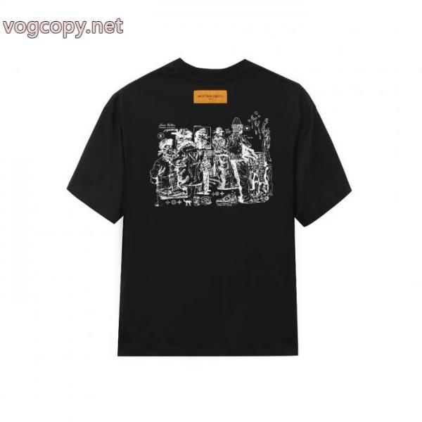 圧倒的な存在感 今っぽさ人気定番品 大容量LOUIS VUITTON半袖Tシャツ偽 ブランド 販売 4