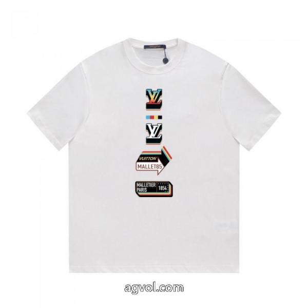 激安 ブランド半袖TシャツLOUIS VUITTONスタイリッシュな印象 優等品 大変お買得 1