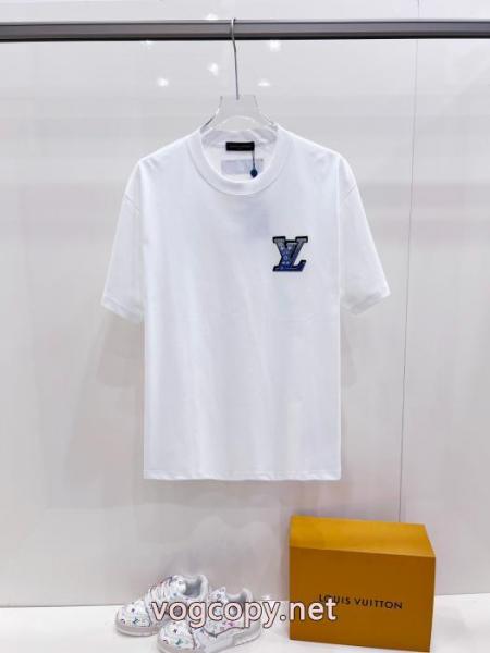 半袖Tシャツ爆買いお買い得 限定SALE 待望の再販売ブランド コピー s 級LOUIS VUITTON 4