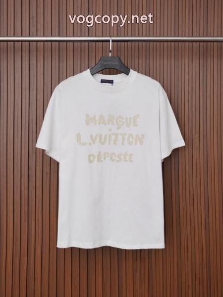 人気限定品 最新コレクション 気分も上がるきれいめハッピブランド コピー 激安半袖TシャツLOUIS VUITTON 5 