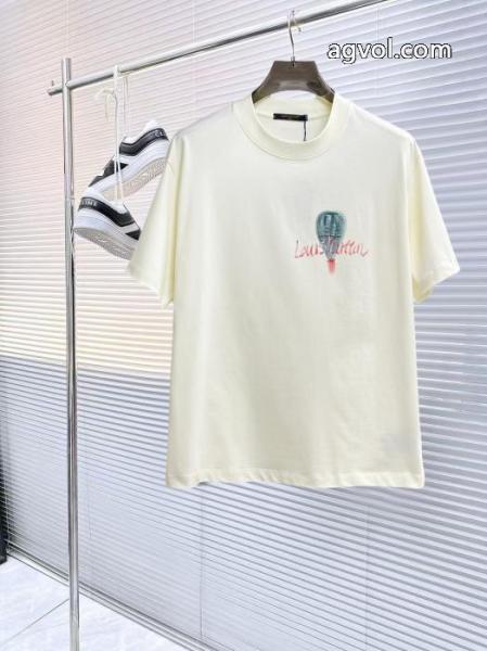 通販 ブランド着心地良く 2026季節限定 憧れブランドルイ ヴィトン半袖Tシャツ 4