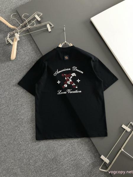  2026スーパーコピーLOUIS VUITTON格安*出品*新品 上品さ漂う シックな色合い半袖Tシャツ 0 