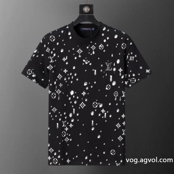 2026超人気アイテム お洒落が人気新品 個性派LOUIS VUITTON半袖Tシャツスーパー コピー 品 0 