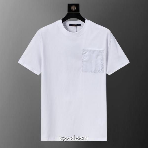 LOUIS VUITTON半袖Tシャツブランド 品 激安 通販注目する憧れブランドの新作 トップスをインするスタイル 高評価の人気品  5 