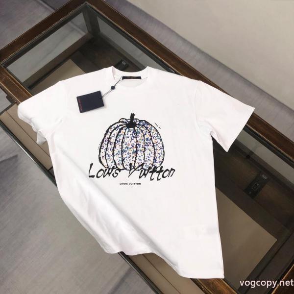 ブランド コピー 着払い半袖Tシャツ最新とても可愛い リラックススタイルが実現 柔らかい色調LOUIS VUITTON 0 