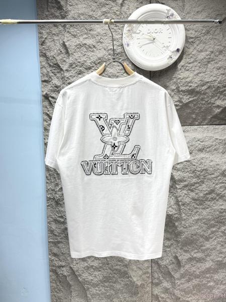 LOUIS VUITTON半袖Tシャツコピー ブランド 通販 安心目を惹く作品 プリント 個性的なデザイン 0 