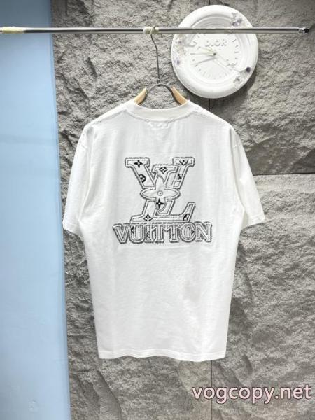 LOUIS VUITTON半袖Tシャツコピー ブランド 通販 安心目を惹く作品 プリント 個性的なデザイン 5 