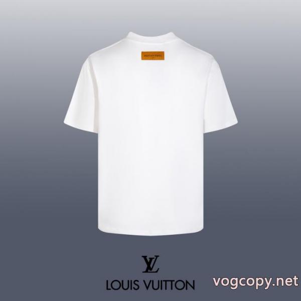 普段使いに最適の大人スタイル クラシカルな雰囲気 唯一無二の存在コピー 通販LOUIS VUITTON半袖Tシャツ 5