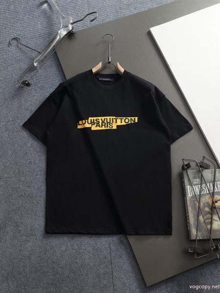 ブランド コピー 品手頃価格でオシャレ 即日発送可完売必須 高級感を演出LOUIS VUITTON半袖Tシャツ 0