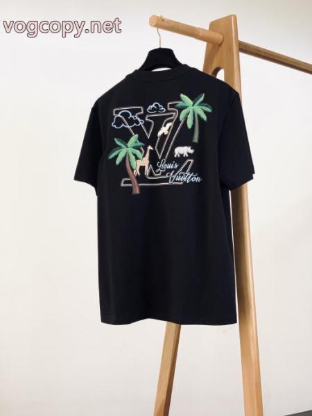 半袖Tシャツお洒落な印象に ランキング商品 大人気商品偽物 通販LOUIS VUITTON 1