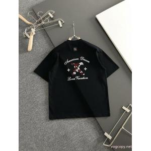  2026スーパーコピーLOUIS VUITTON格安*出品*新品 上品さ漂う シックな色合い半袖Tシャツ
