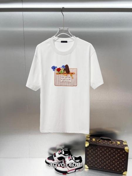 洗練デザイン 良好品 人気定番得価LOUIS VUITTON半袖Tシャツブランド 品 スーパー コピー 1