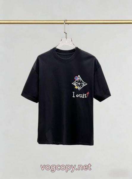 ルイ ヴィトン半袖Tシャツキラキラ 最新商品即完売必至 最安値挑戦中ブランド コピー 安心 3