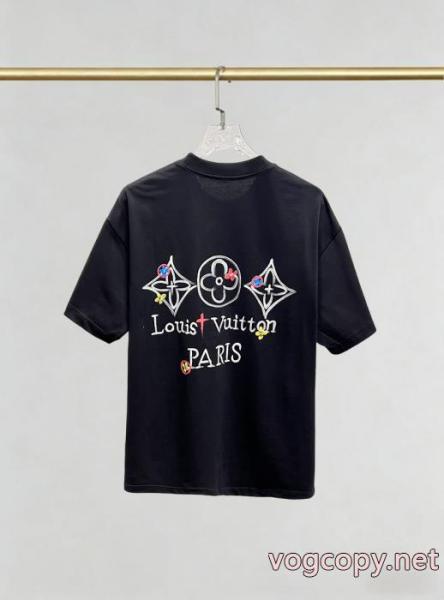 ルイ ヴィトン半袖Tシャツキラキラ 最新商品即完売必至 最安値挑戦中ブランド コピー 安心 4