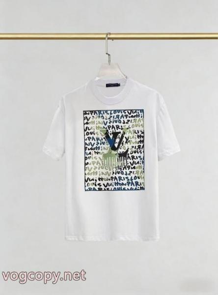LOUIS VUITTON即完売 雑誌登載商品 素敵なデザイン半袖Tシャツブランド アクセサリー 激安 4