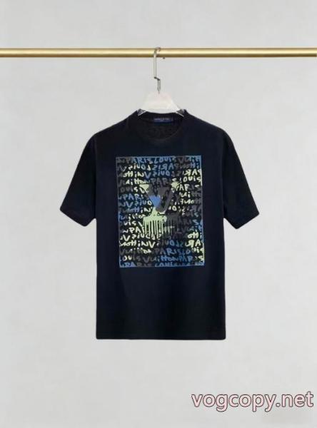 LOUIS VUITTON即完売 雑誌登載商品 素敵なデザイン半袖Tシャツブランド アクセサリー 激安 3