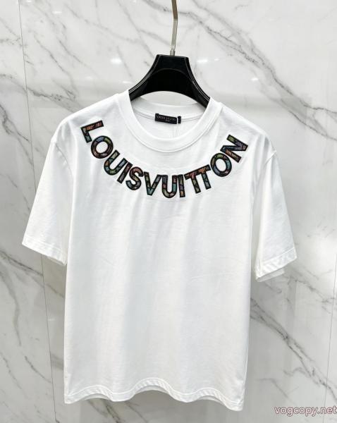 ブランド レプリカ新作限定争奪戦 人気沸騰アイテム 品質保証お買い得半袖TシャツLOUIS VUITTON 0 