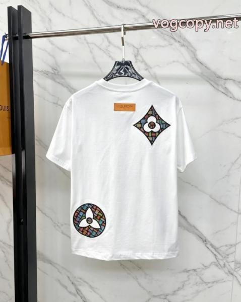 ブランド レプリカ新作限定争奪戦 人気沸騰アイテム 品質保証お買い得半袖TシャツLOUIS VUITTON 5 