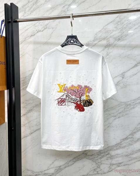 極美品 特別人気感謝SALE 品良くおしゃれ 半袖Tシャツコピー 商品 ブランドLOUIS VUITTON 0