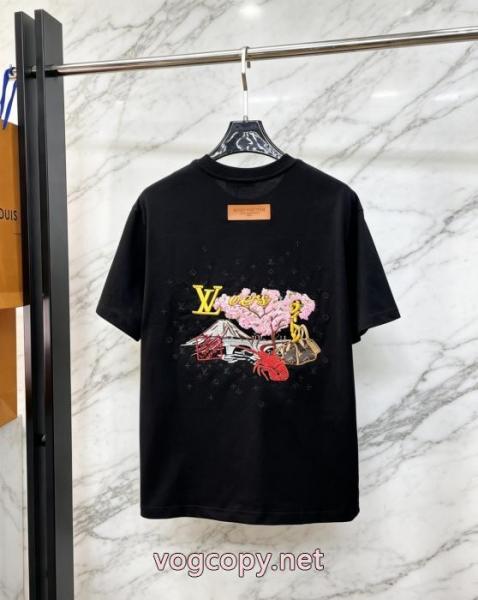 極美品 特別人気感謝SALE 品良くおしゃれ 半袖Tシャツコピー 商品 ブランドLOUIS VUITTON 2