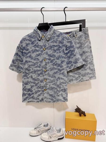 LOUIS VUITTONデニムショートパンツ愛用率高い 最安値に挑戦 使いやすい激安 ブランド 通販 1