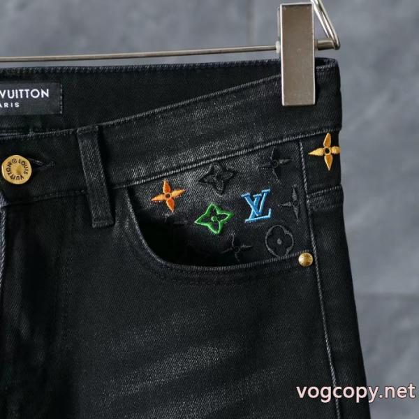LOUIS VUITTONブランド スーパー コピー 優良店赤字覚悟の超破格 最安値送料無料 有名人同じアイテムジーンズ 4