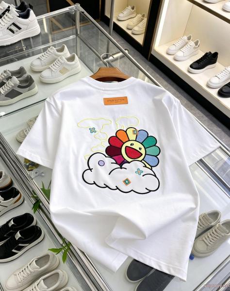 激安 ブランド 通販半袖TシャツLOUIS VUITTONおしゃれ流行 SALEお得にGET 26新作限定版プリント 0