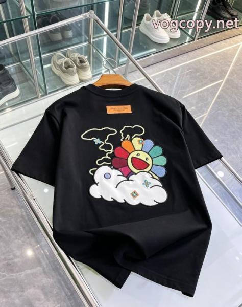 激安 ブランド 通販半袖TシャツLOUIS VUITTONおしゃれ流行 SALEお得にGET 26新作限定版プリント 4
