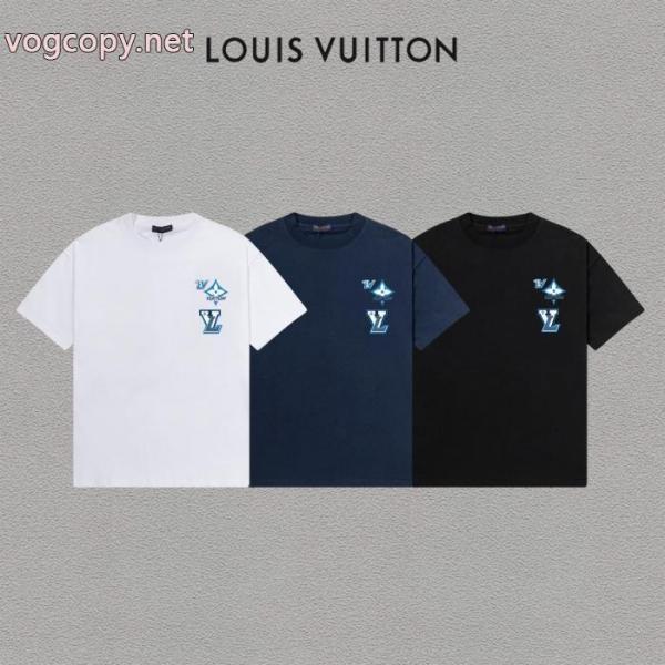 話題人気商品 大人カジュアル シンプルに着こなしたいLOUIS VUITTON偽 ブランド 販売半袖Tシャツ 4