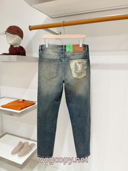 偽物 通販セールで格安 大絶賛 冬季限定販売LOUIS VUITTONジーンズ 2