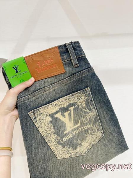 偽物 通販セールで格安 大絶賛 冬季限定販売LOUIS VUITTONジーンズ 1