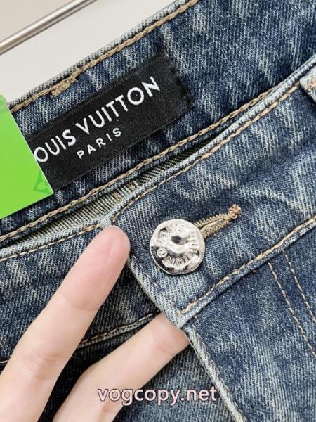偽物 通販セールで格安 大絶賛 冬季限定販売LOUIS VUITTONジーンズ 4