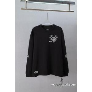 CHROME HEARTS2026新入荷 2026年夏の新作 風通しの良いフレアスーパー コピー どこで 買える長袖Tシャツ