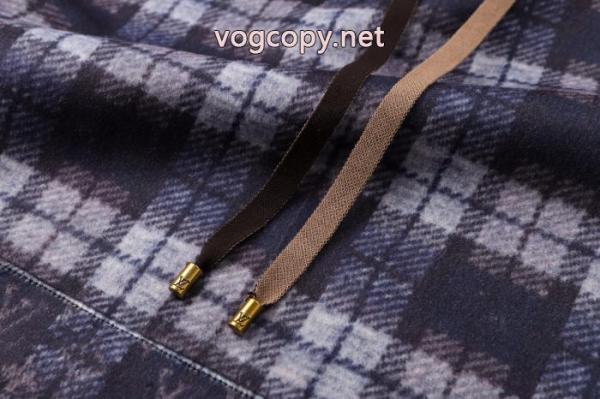 LOUIS VUITTON 25 SSチェックグラデーション長袖パーカーゆったりタイプ 4