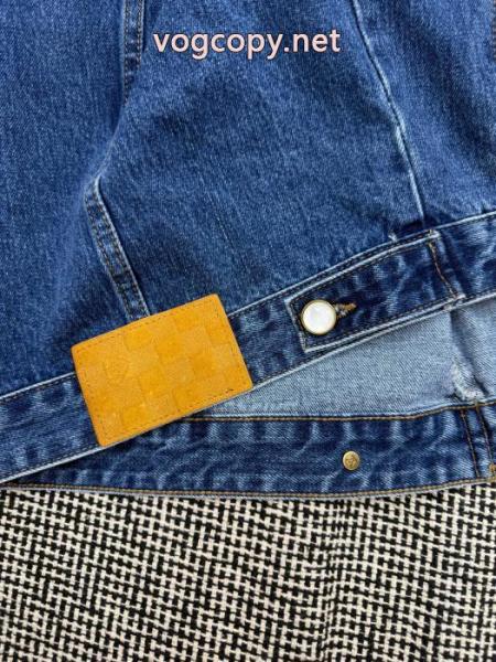 新作限定人気沸騰中 上品保証 お得なコピー 商品 通販デニムコートLOUIS VUITTON 3