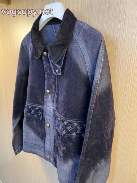 注目度の高い ファッションの最先端! クラシカルなデザインデニムコートブランド 偽物 激安LOUIS VUITTON 2