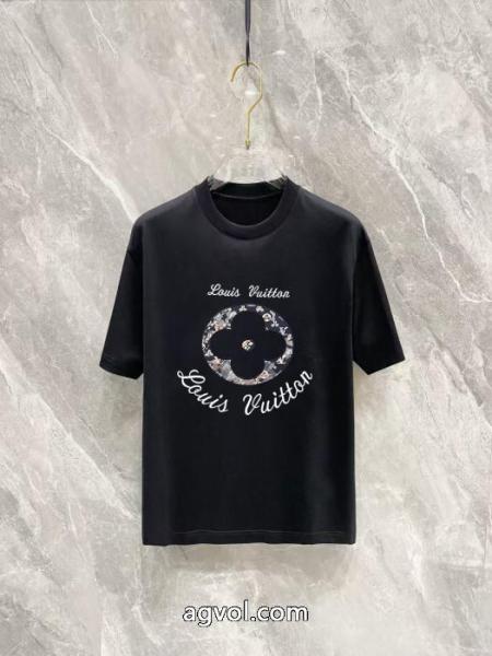 大人可愛い 新秋セールアイテム 様々なシーンにLOUIS VUITTON半袖Tシャツコピー ブランド 優良 2