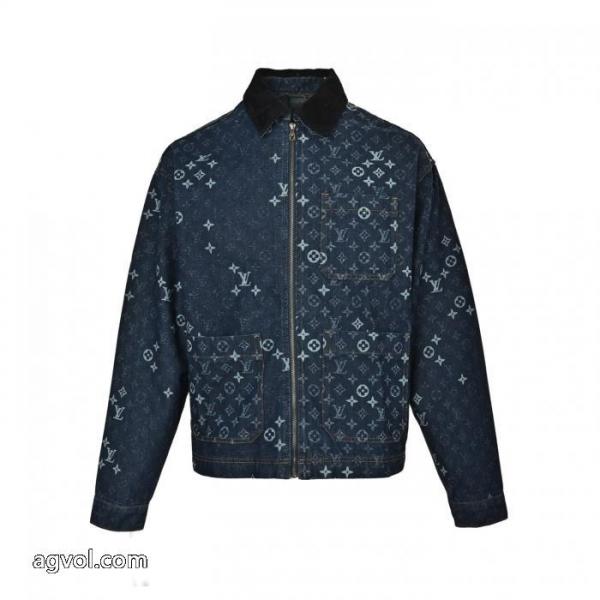 Louis Vuitton/ルイヴィトンオールドフラワーフルプリントジャカードデニムジャケット 2