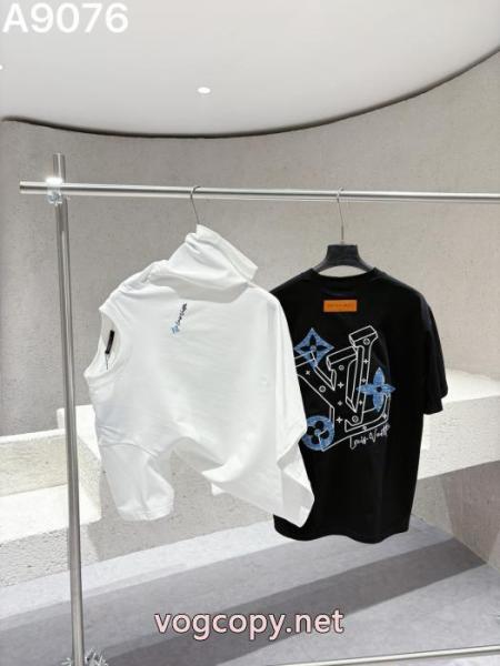 LV 26 ss新作刺繍重工芸ロゴアルファベット半袖Tシャツ 4