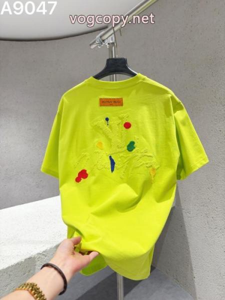 LVルイヴィトン2026 ss新作刺繍重工芸ロゴアルファベット半袖Tシャツ 4