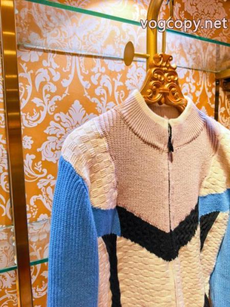 Louis Vuitton/ルイ・ヴィトン2026秋冬新作ぶつかり色丸首ニットカーディガンジップセーター 2