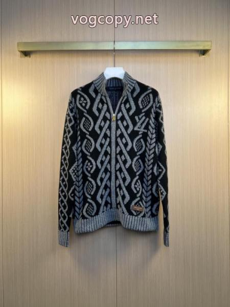 ニットコート偽 ブランド 通販LOUIS VUITTON甘過ぎず大人な印象に トレンド新作 韓国高級服 1