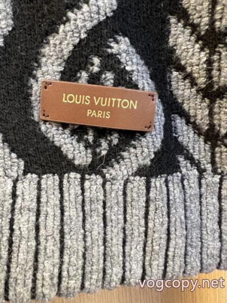 ニットコート偽 ブランド 通販LOUIS VUITTON甘過ぎず大人な印象に トレンド新作 韓国高級服 3