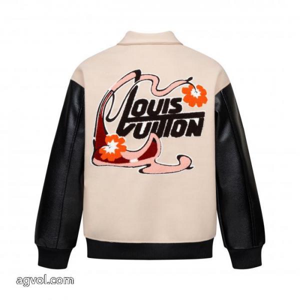 Louis vuitton 2026秋の新作開襟ファスナーパステルカラー野球ウェアコート 2