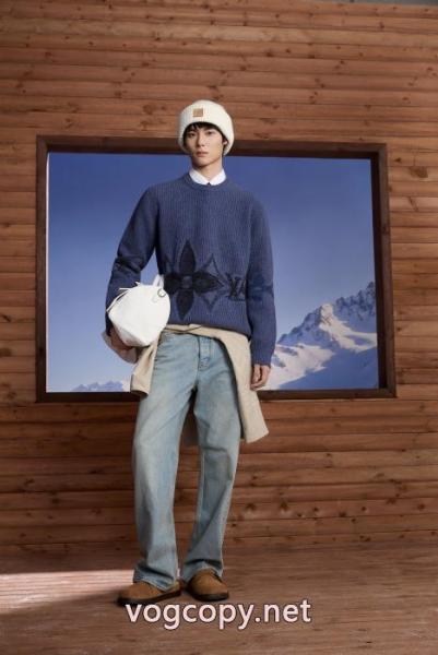 LV/ルイヴィトン柄丸首シャツ26 SS秋冬スキーシリーズ新モデル 5 