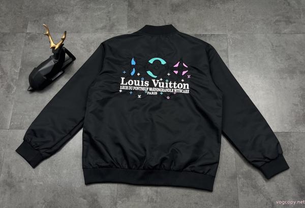 LV LouisVuittonルイ・ヴィトン｜2026秋の新作ハイレベル質感カップル用野球ジャケット 0 