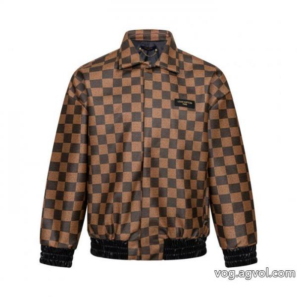 Louis vuitton LVルイヴィトン2026秋新作チェッカー開襟ジャケットジャケット 0
