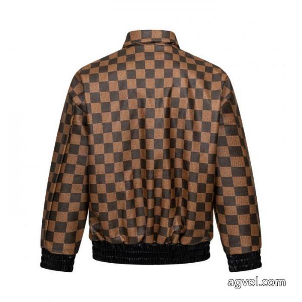 Louis vuitton LVルイヴィトン2026秋新作チェッカー開襟ジャケットジャケット 2